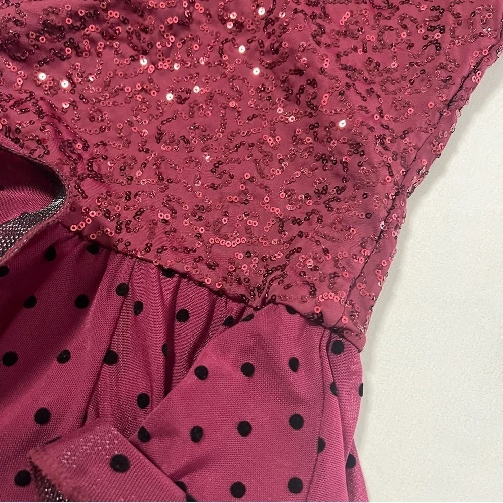Weissman Showtime MC Medium (11-12) Hung Up Dance Costume 10877 Ballet Skating